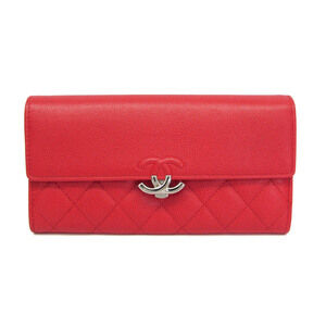 CHANEL Red Wallet